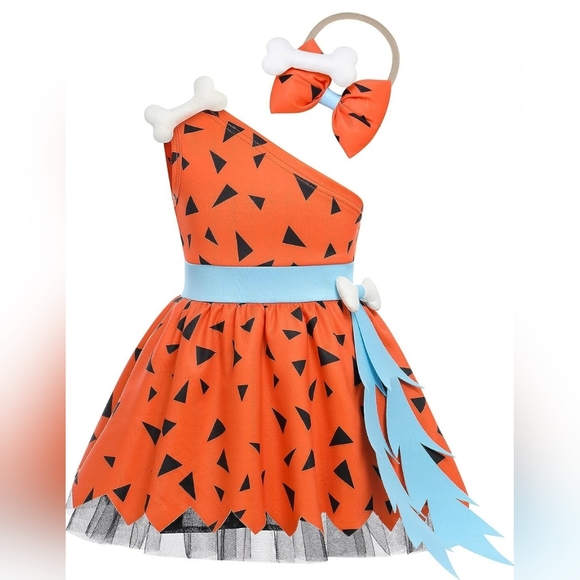 Other - Toddler Girl Bam Bam Costume